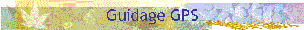 Guidage GPS